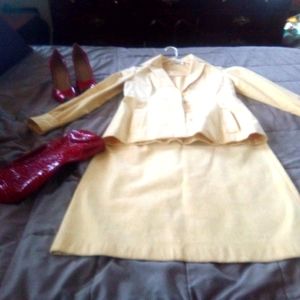 Ultra suede suit only